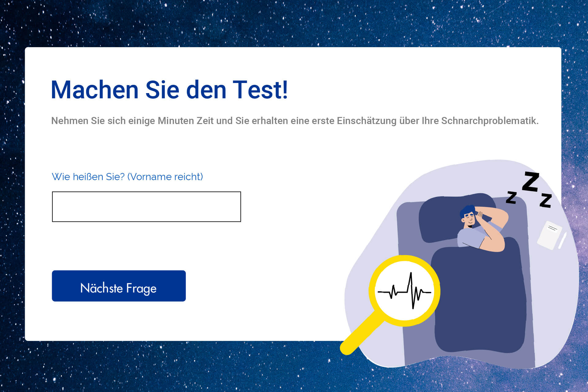 Warum schnarcht man? Schnarchtest SchlafHarmonie von Orthos.